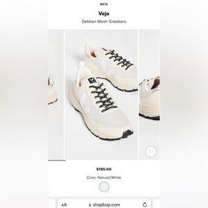 Veja Dekkan sneakers, size 7 (Men’s)/39 EU
